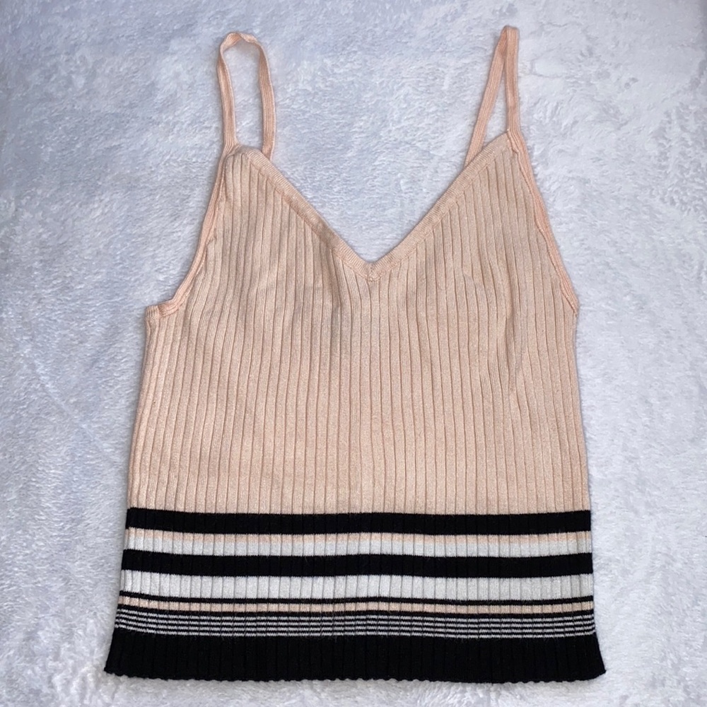 Multicolor cropped tank